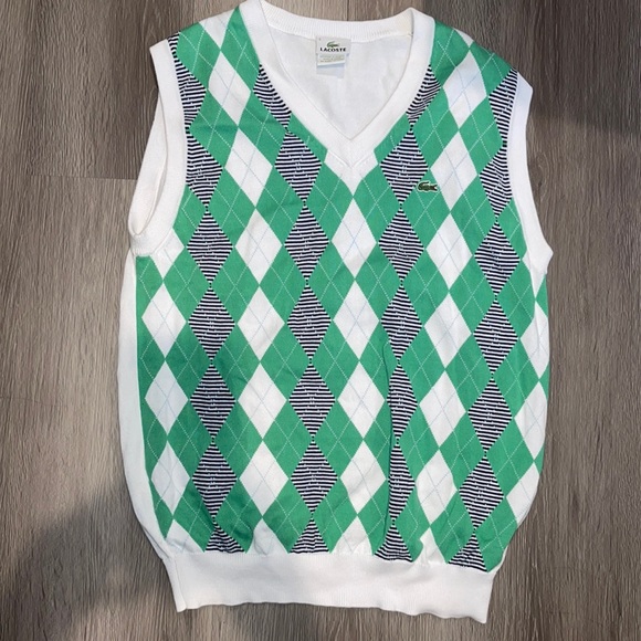 Lacoste Argyle Sweater Vest 